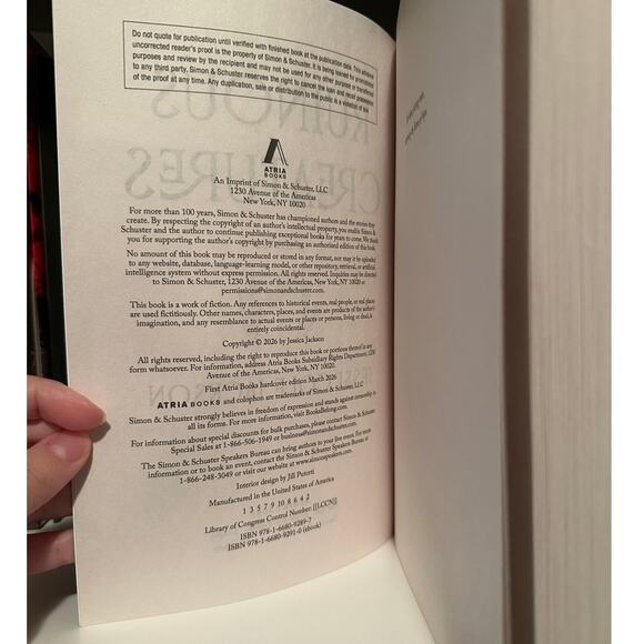 Ruinous Creatures By Jessi Cole Jackson ARC Paperback - Picture 6 of 8